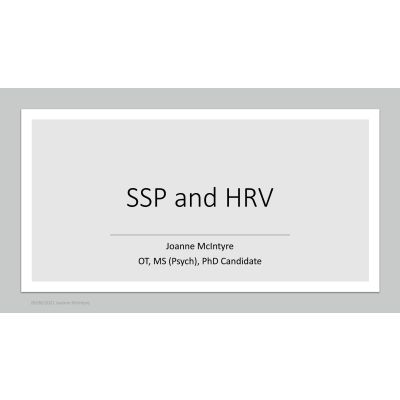 Safe and Sound Protocol and Heart Rate Variability (Recording)